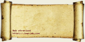 Jana Trumić vizit kartica